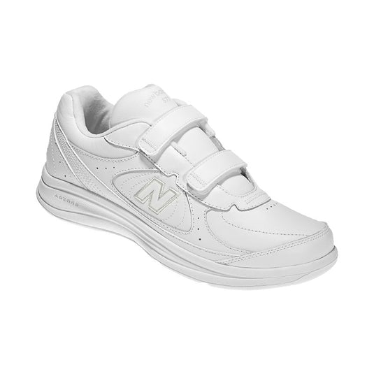 New Balance Men's 577 Hook and Loop White New Balance Men's 577 Hook and Loop White