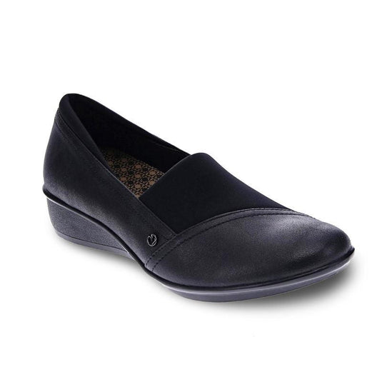 Revere Women's Naples Stretch Black Loafer Revere Women's Naples Stretch Black Loafer