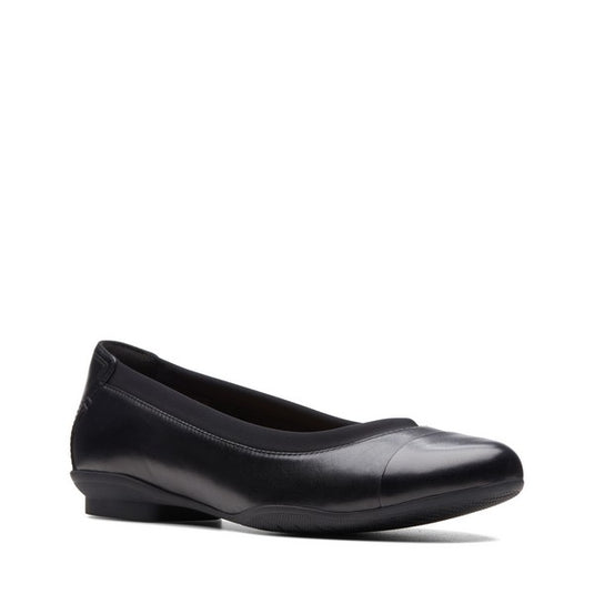 Clarks Women's Neenah Garden Black Leather Clarks Women's Neenah Garden Black Leather