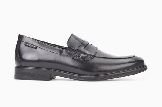 Mephisto Men's Nilson Slip-On Black Leather Mephisto Men's Nilson Slip-On Black Leather