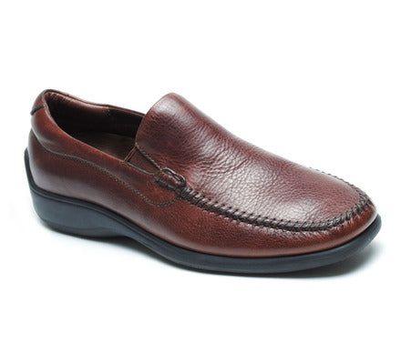 Neil M Men's Rome Venetian Slip-on Walnut Leather Neil M Men's Rome Venetian Slip-on Walnut Leather