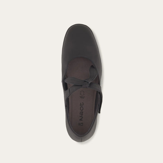 Naot Women's Nobility Jet Black Leather Naot Women's Nobility Jet Black Leather