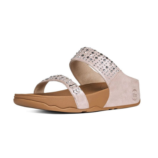 FitFlop Womens Novy Slide Nude