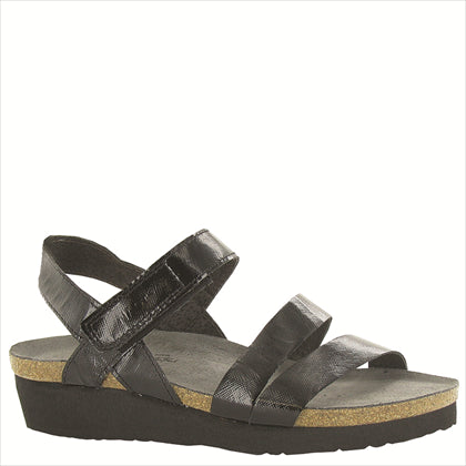 Naot Women's Kayla Black Luster Leather Naot Women's Kayla Black Luster Leather