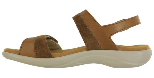 SAS Women's Nudu Two Tone Leather Sandal Hazel New Color