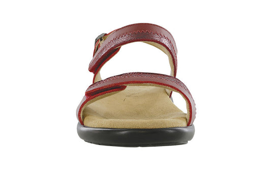 SAS Women's Nudu Two Tone Leather Sandals Ruby/Cabernet SAS Women's Nudu Two Tone Leather Sandals Ruby/Cabernet