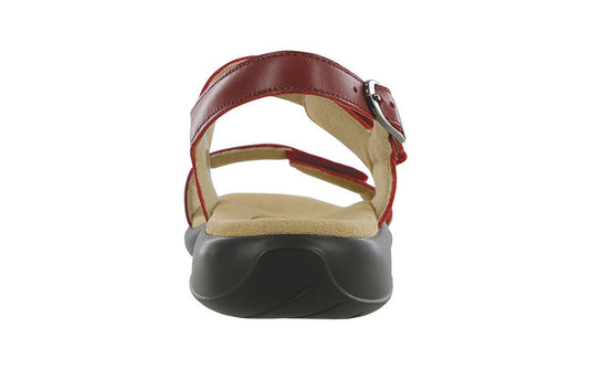 SAS Women's Nudu Two Tone Leather Sandals Ruby/Cabernet SAS Women's Nudu Two Tone Leather Sandals Ruby/Cabernet