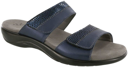 SAS Women's Nudu Two Tone Slide Sandals Navy SAS Women's Nudu Two Tone Slide Sandals Navy