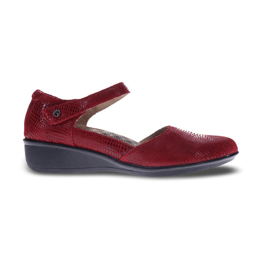 Revere Women's Osaka Shoes Cherry Lizard Revere Women's Osaka Shoes Cherry Lizard