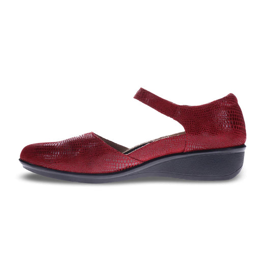 Revere Women's Osaka Shoes Cherry Lizard