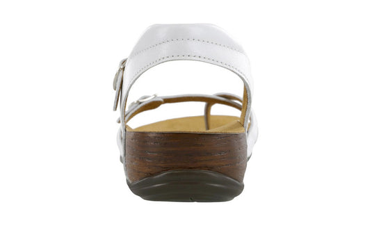 SAS Women's Pampa Elevated Dress Sandals Pearl White SAS Women's Pampa Elevated Dress Sandals Pearl White