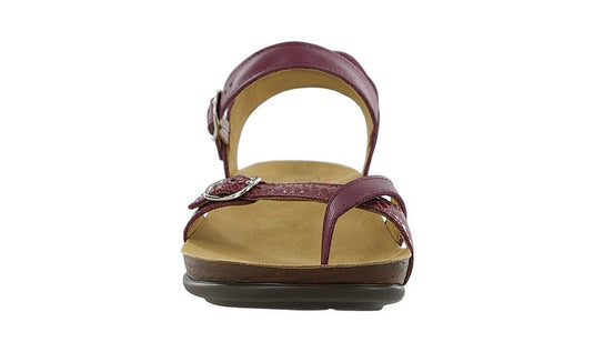SAS Women's Pampa Elevated Dress Sandals Plum/Weave SAS Women's Pampa Elevated Dress Sandals Plum/Weave
