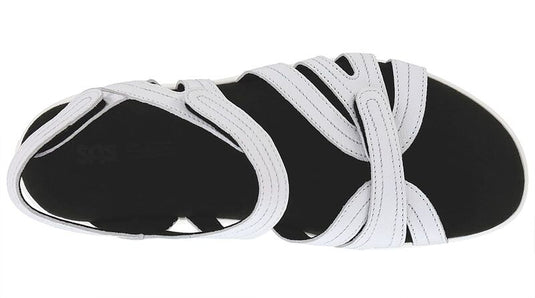 SAS Women's Pier Heel Strap Sandals Chalk