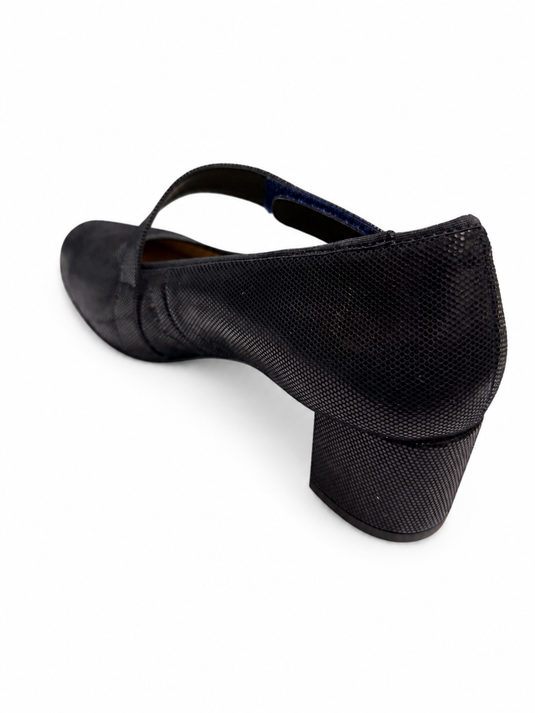 Piesanto Women's Dallas-P Marino Heel Sandal - Navy Piesanto Women's Dallas-P Marino Heel Sandal - Navy