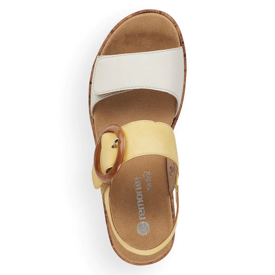 Remonte by Rieker Women's Jocelyn 53 Off White Sun Remonte by Rieker Women's Jocelyn 53 Off White Sun