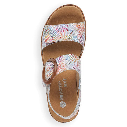 Remonte by Rieker Women's Jocelyn 53 Weiss Multi Remonte by Rieker Women's Jocelyn 53 Weiss Multi