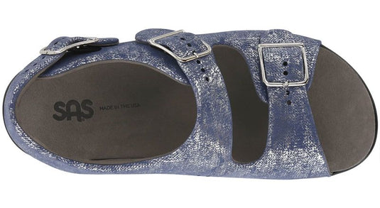 SAS Women's Relaxed Casual Sandals Silver Blue SAS Women's Relaxed Casual Sandals Silver Blue