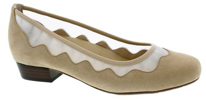 Ros Hommerson Women's Tootsie Shoe Nude Suede Ros Hommerson Women's Tootsie Shoe Nude Suede