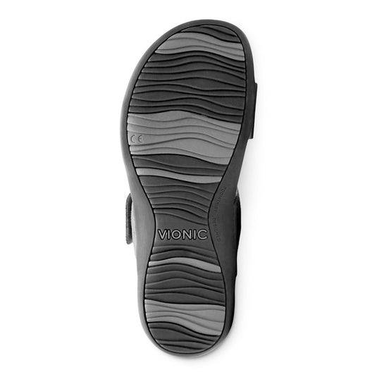 Vionic Women's Samoa Slide Sandals Pewter Vionic Women's Samoa Slide Sandals Pewter