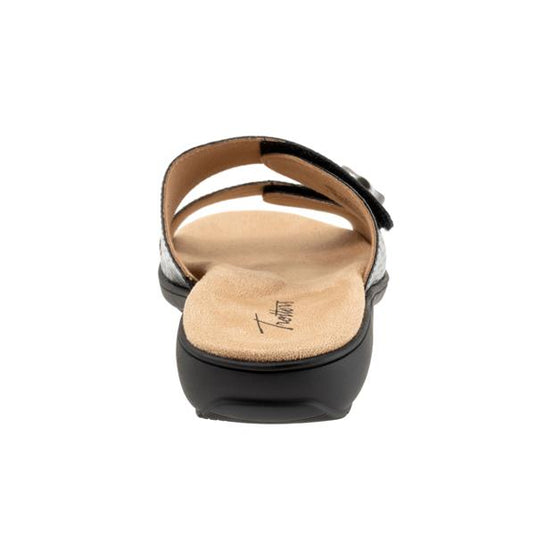 Trotters Women's Ruthie Sandals Black Croco Trotters Women's Ruthie Sandals Black Croco