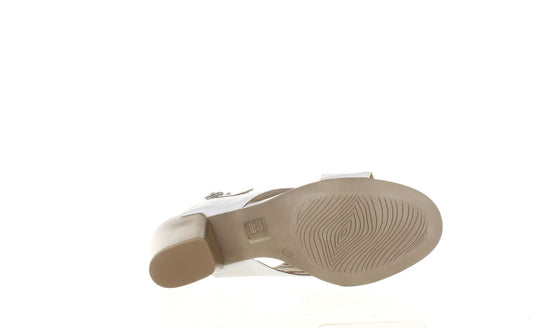 Bueno Women's Candy Sling-Back Sandals White