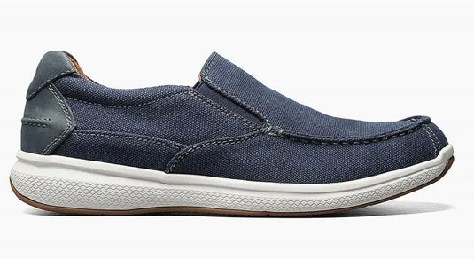 Florsheim Men's Great Lakes Canvas Moc Toe Slip-on Navy Florsheim Men's Great Lakes Canvas Moc Toe Slip-on Navy