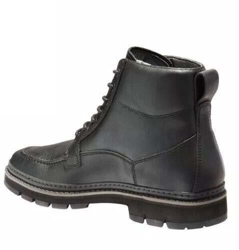 Timberland Men's Port Union Moc Toe Boot Black Timberland Men's Port Union Moc Toe Boot Black