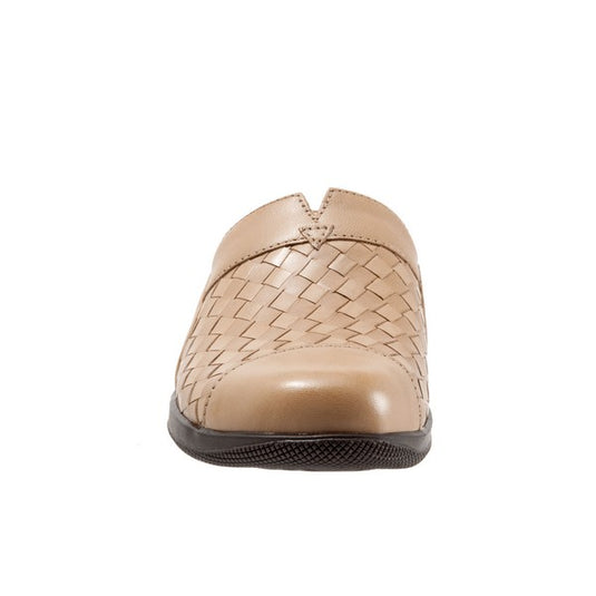 Softwalk Women's San Marcos Woven Mules Cement Softwalk Women's San Marcos Woven Mules Cement