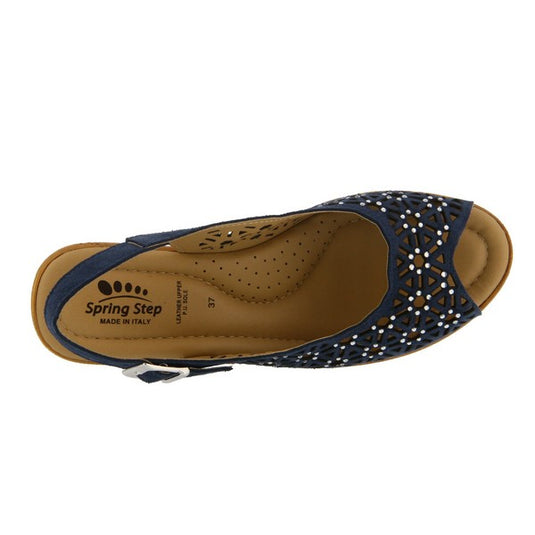 Spring Step Women's Saibara Sandals Navy Spring Step Women's Saibara Sandals Navy