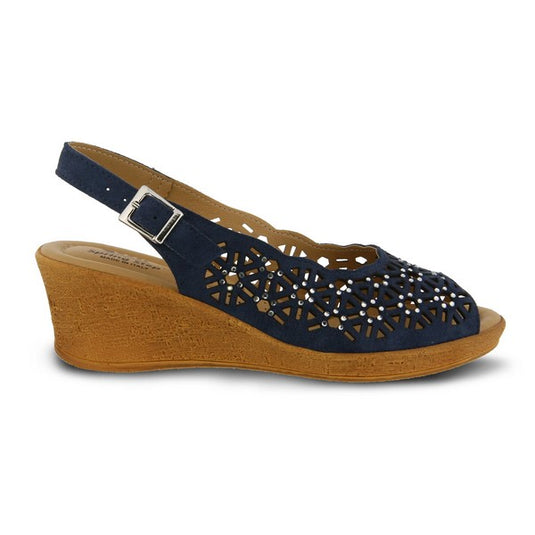 Spring Step Women's Saibara Sandals Navy Spring Step Women's Saibara Sandals Navy