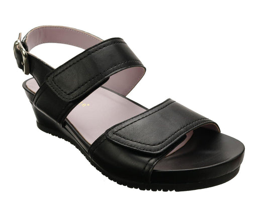 David Tate Women's Duo Sandal Black Nappa Leather David Tate Women's Duo Sandal Black Nappa Leather