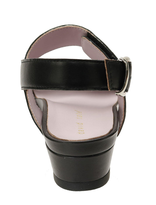 David Tate Women's Duo Sandal Black Nappa Leather David Tate Women's Duo Sandal Black Nappa Leather