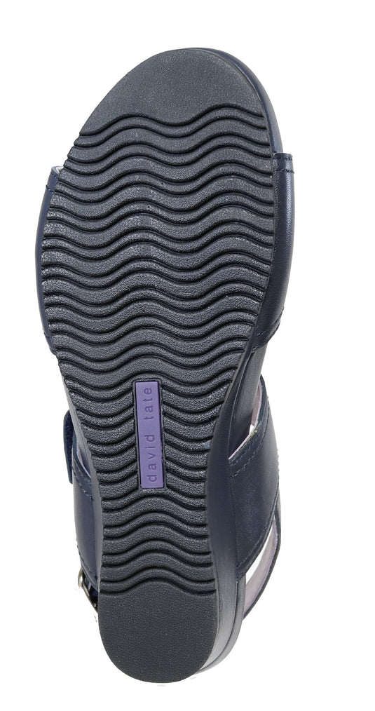 David Tate Women's Duo Sandal Black Nappa Leather David Tate Women's Duo Sandal Black Nappa Leather