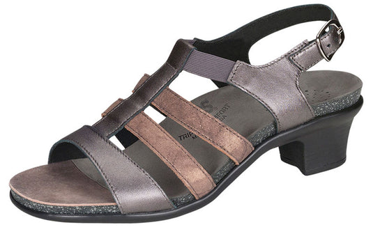 SAS Women's Allegro Strappy Sandals with Heel Santolina