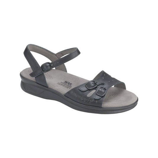 SAS Women's Duo Ankle Strap Sandals Black