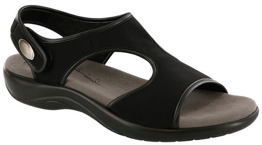 SAS Women's Harmony Heel Strap Sandal Black SAS Women's Harmony Heel Strap Sandal Black
