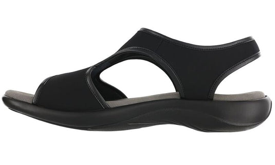 SAS Women's Harmony Heel Strap Sandal Black