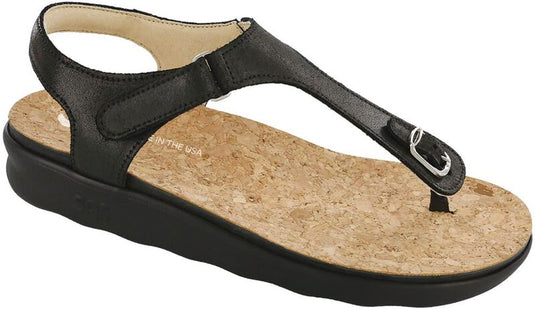 SAS Women's Marina T-Strap Sandal Black SAS Women's Marina T-Strap Sandal Black