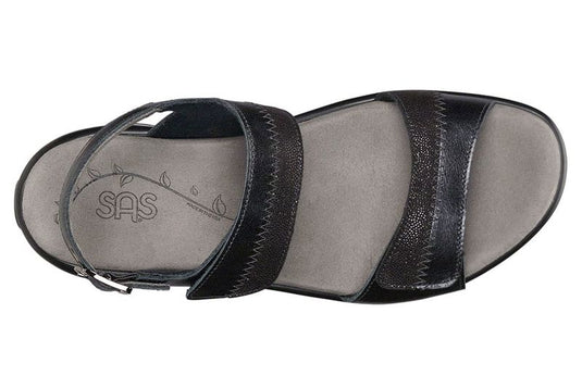 SAS Women's Nudu Two Tone Leather Sandals Midnight SAS Women's Nudu Two Tone Leather Sandals Midnight