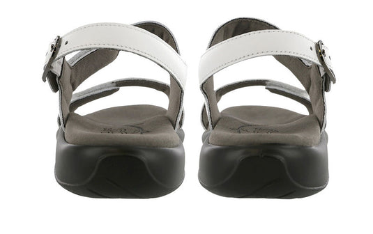 SAS Women's Nudu Two Tone Leather Sandals White SAS Women's Nudu Two Tone Leather Sandals White