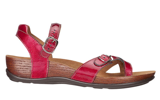 SAS Women's Pampa Elevated Dress Sandals Lipstick