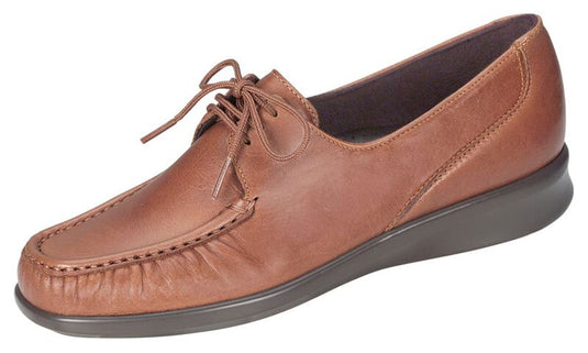 Sas Women's Petra Lace Up Loafer Tan Sas Women's Petra Lace Up Loafer Tan