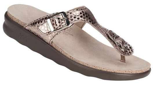 SAS Women's Sanibel T-Strap Slide Sandals Oro SAS Women's Sanibel T-Strap Slide Sandals Oro