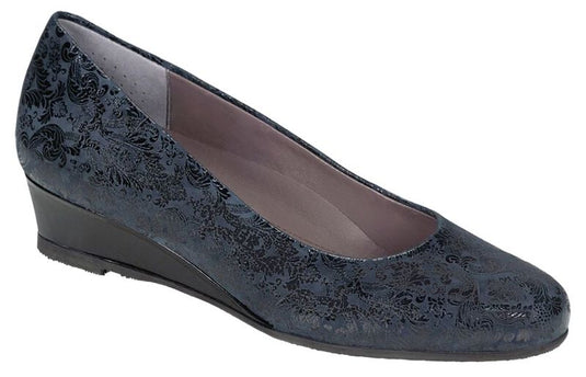 SAS Women's Sofia (USA) Elevated Wedge Navy Blue