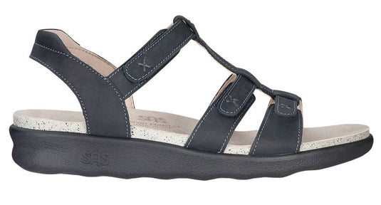 SAS Women's Sorrento Ankle Strap Sandals Nero