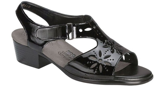 SAS Women's Sunburst Dress Sandals Black Patent SAS Women's Sunburst Dress Sandals Black Patent