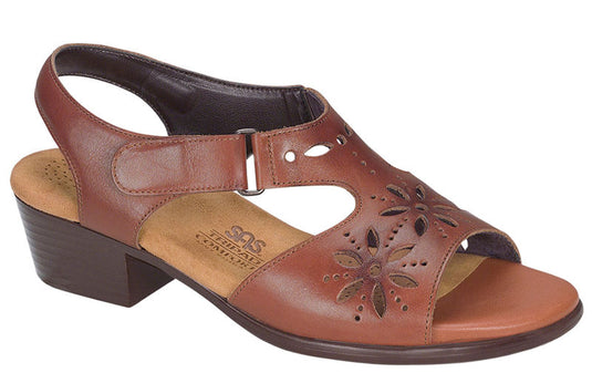 SAS Women's Sunburst Dress Sandals Chestnut SAS Women's Sunburst Dress Sandals Chestnut