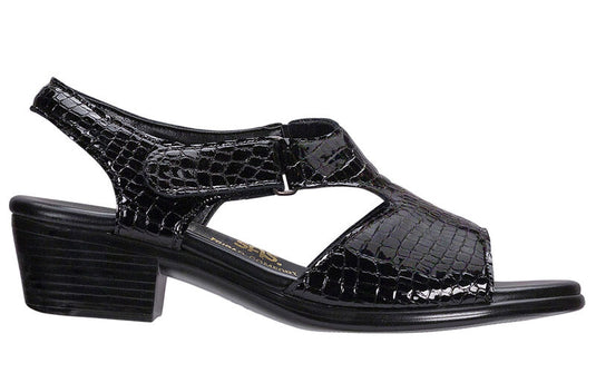 SAS Women's Suntimer Comfort Dress Sandals Black Croc SAS Women's Suntimer Comfort Dress Sandals Black Croc