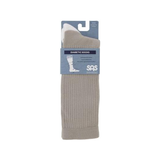 SAS Diabetic Crew Socks - Khaki