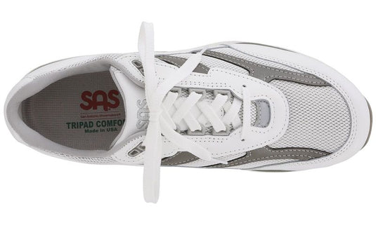 SAS Men's Journey Mesh Active Shoes White/Gray SAS Men's Journey Mesh Active Shoes White/Gray